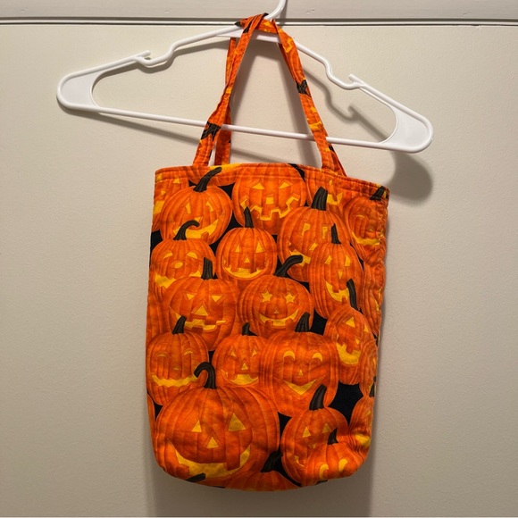 Handmade 100% Cotton Trick or Treat Bag - Picture 3 of 5
